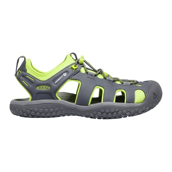 Brand New Keen Men's SOLR Grey Sandals - Water & Abrasion-resistant, Lightweight - Picture 3 of 6